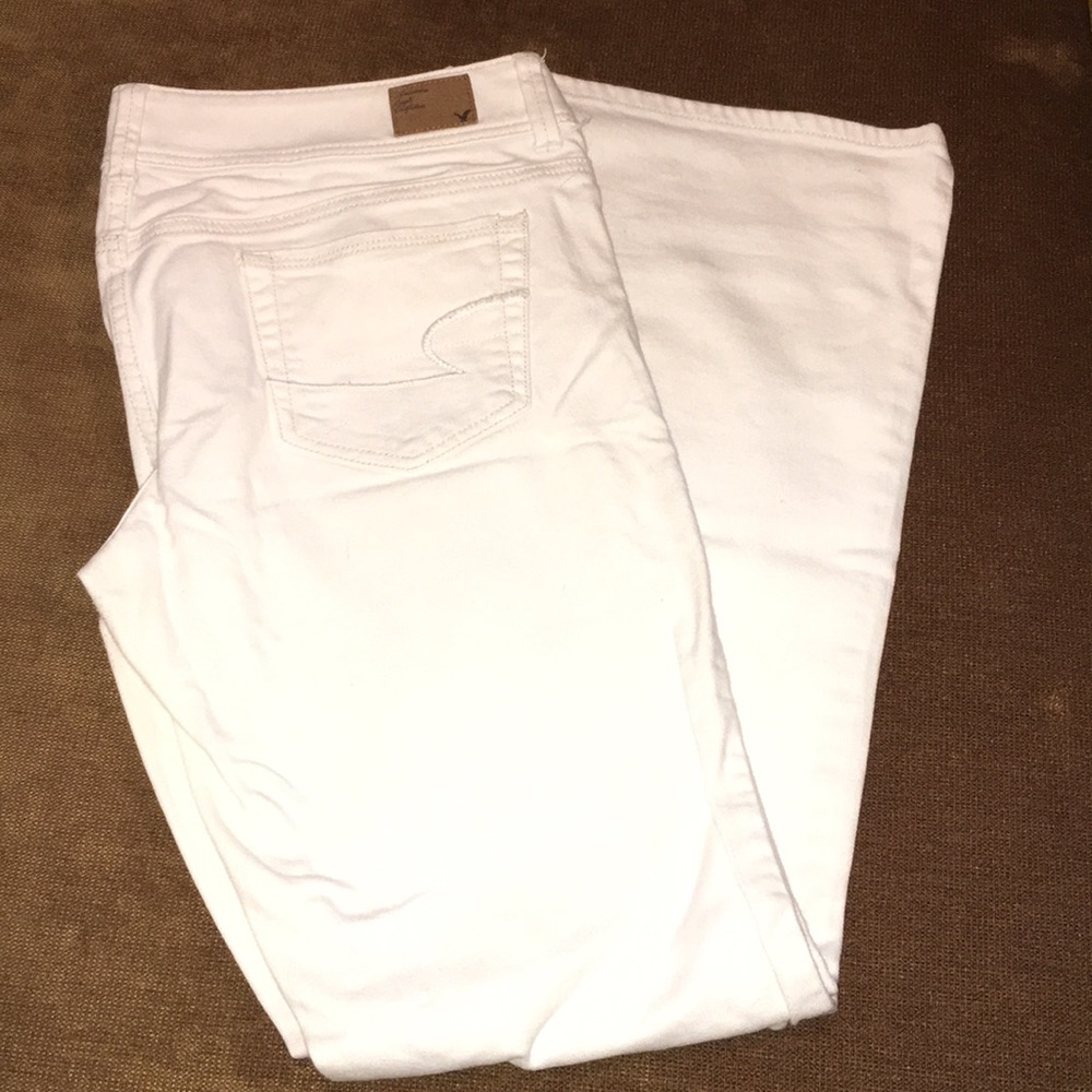 White Boot cut jeans